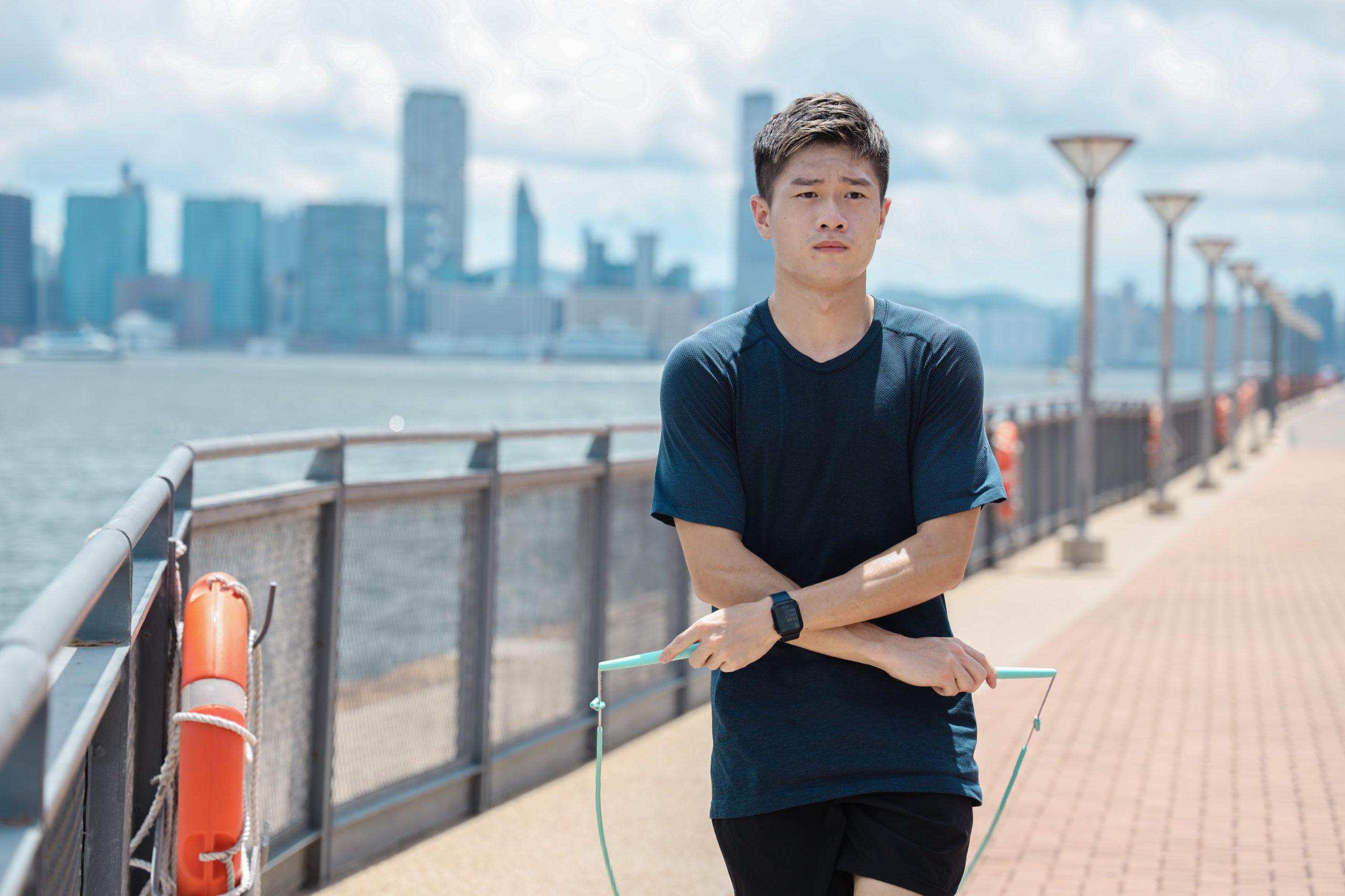 rope jumping, beaded rope